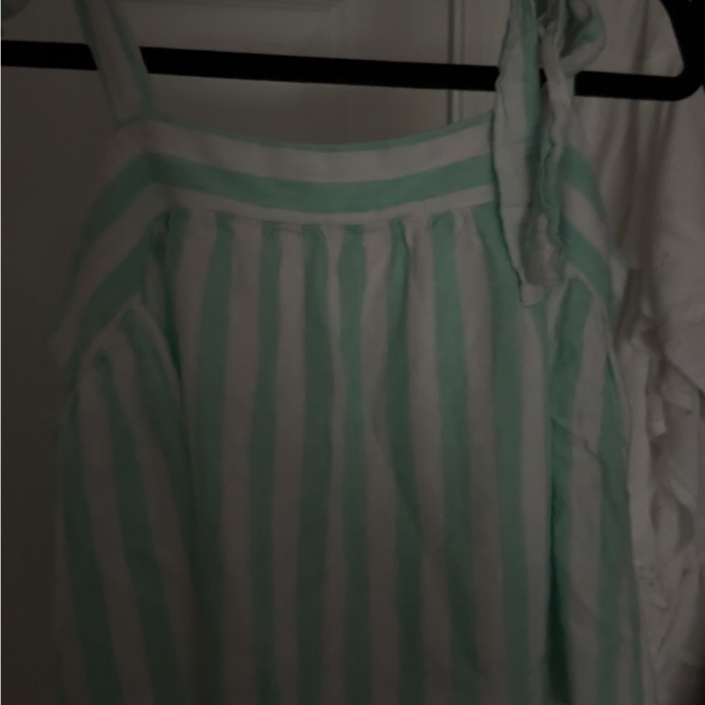 Stoney Clover Lane Mint and White Blouse